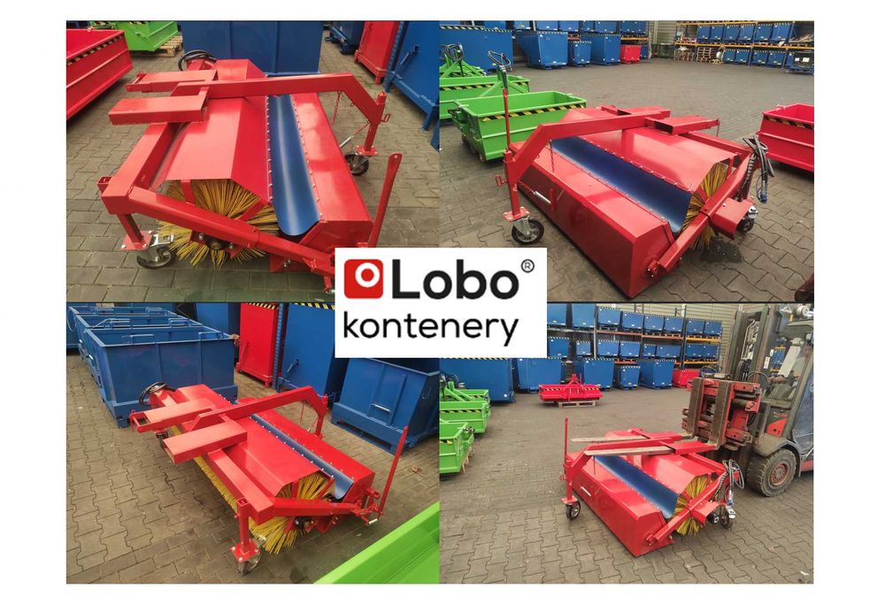 Zamiatarka Hydrauliczna z Koszem / Wymiatarka - Na wózek widłowy 160cm
