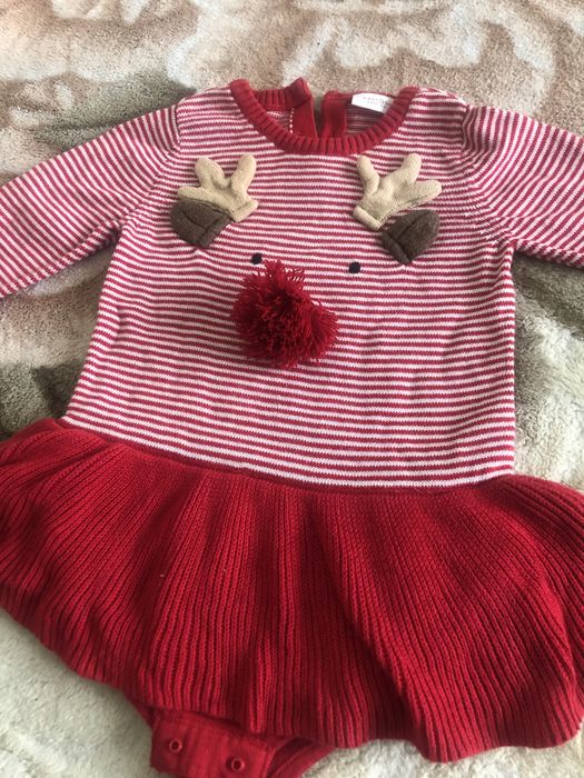 Бодік-платтячко новорічне.Новорічний бодік.