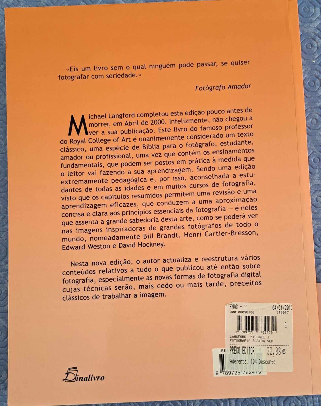Livro Fotografia Básica de Michael Langford