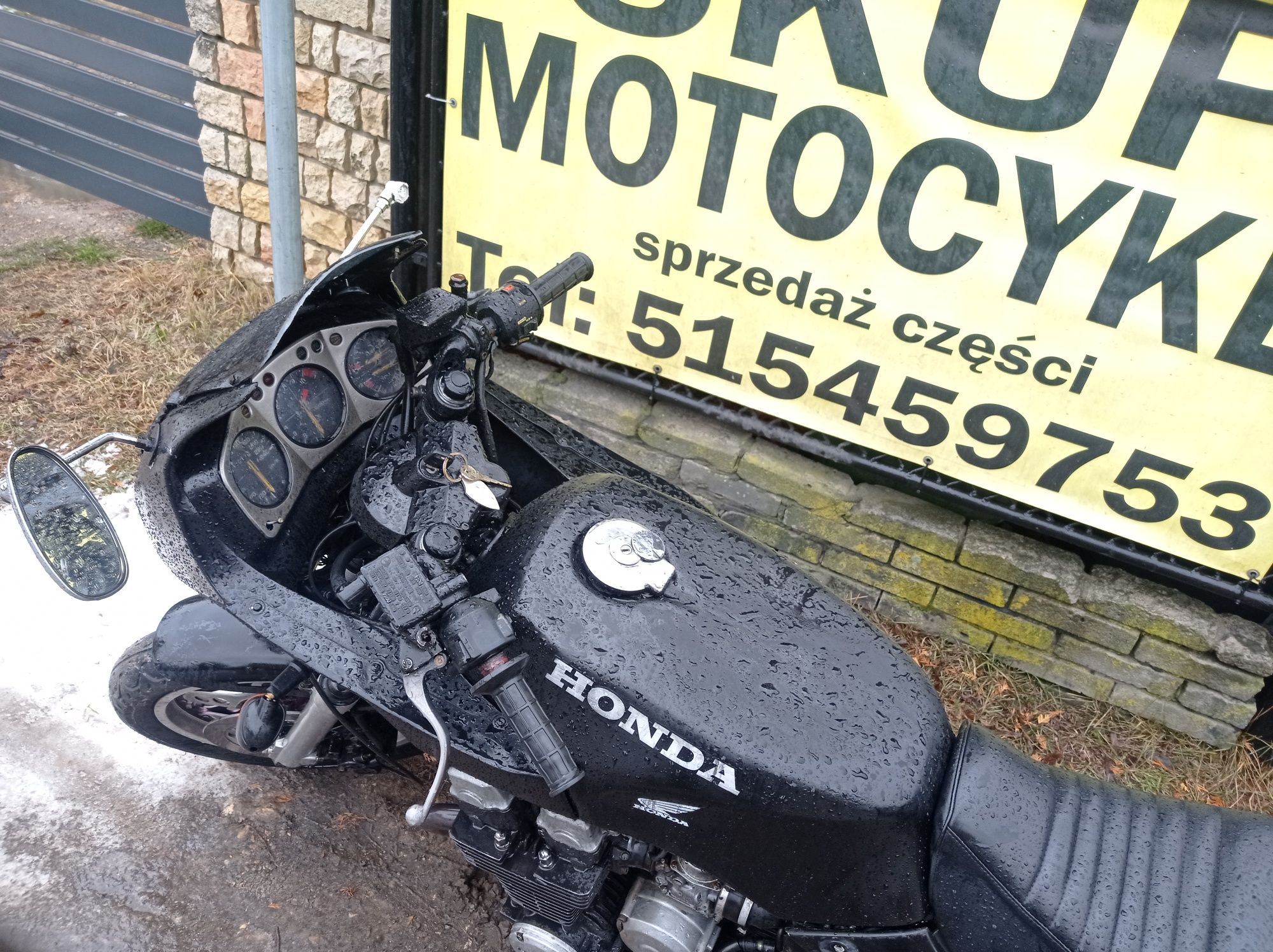 honda cbx 750 rozrusznik gaźnik silnik części wydech zegary stator