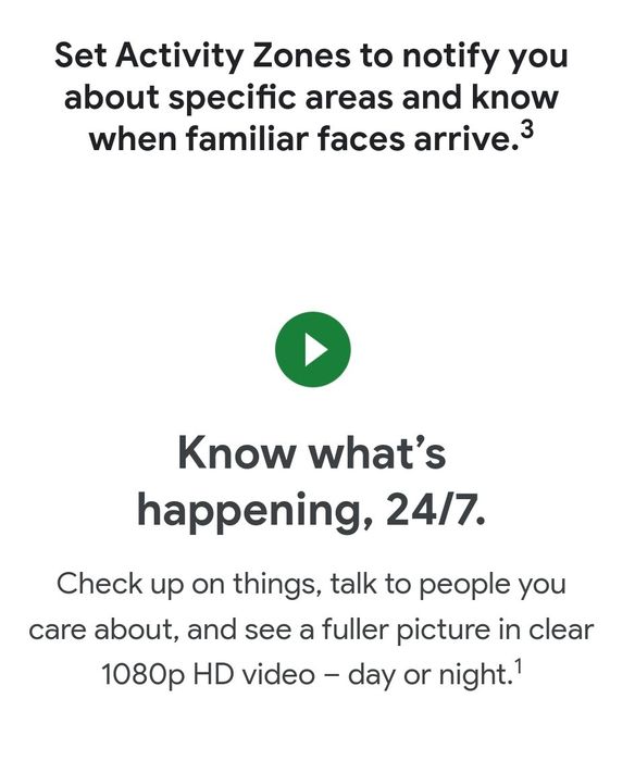 Câmara Google Nest Indoor