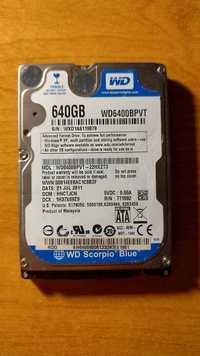 Жорсткий диск hdd 2.5 640Gb WD Scorpio Blue