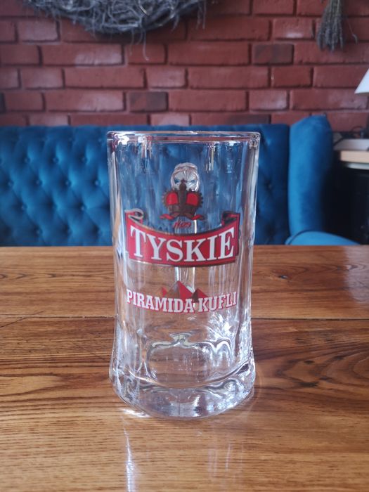 Kufel Piramida Kufli do piwa TYSKIE 0,4L