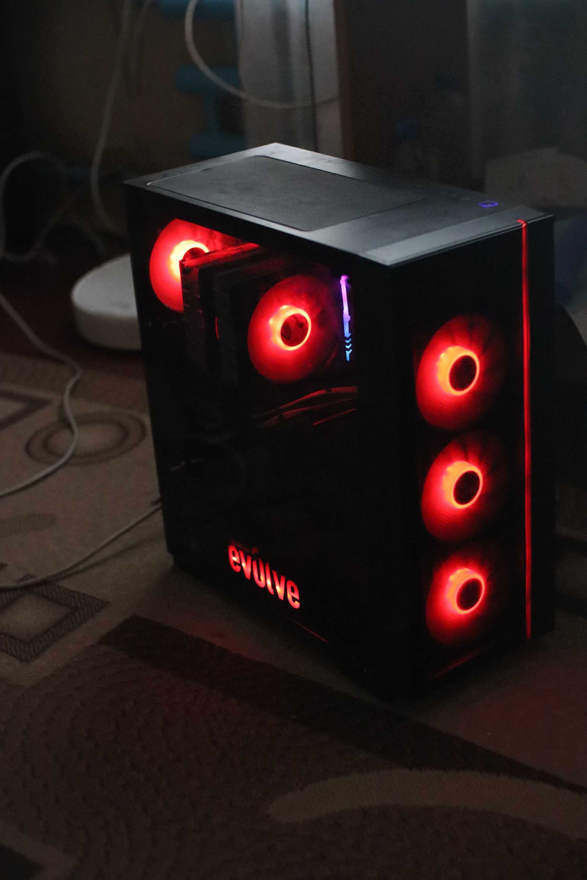 Брендовий игровой ПК EVOLVE Ryzen 5 5600X RX 6650xt 16gb 512+1024