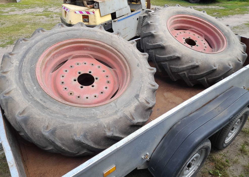 Okazja 2x dwa koła opony 14.9 % 13 - 30 AS do ciągnika maszyny traktor