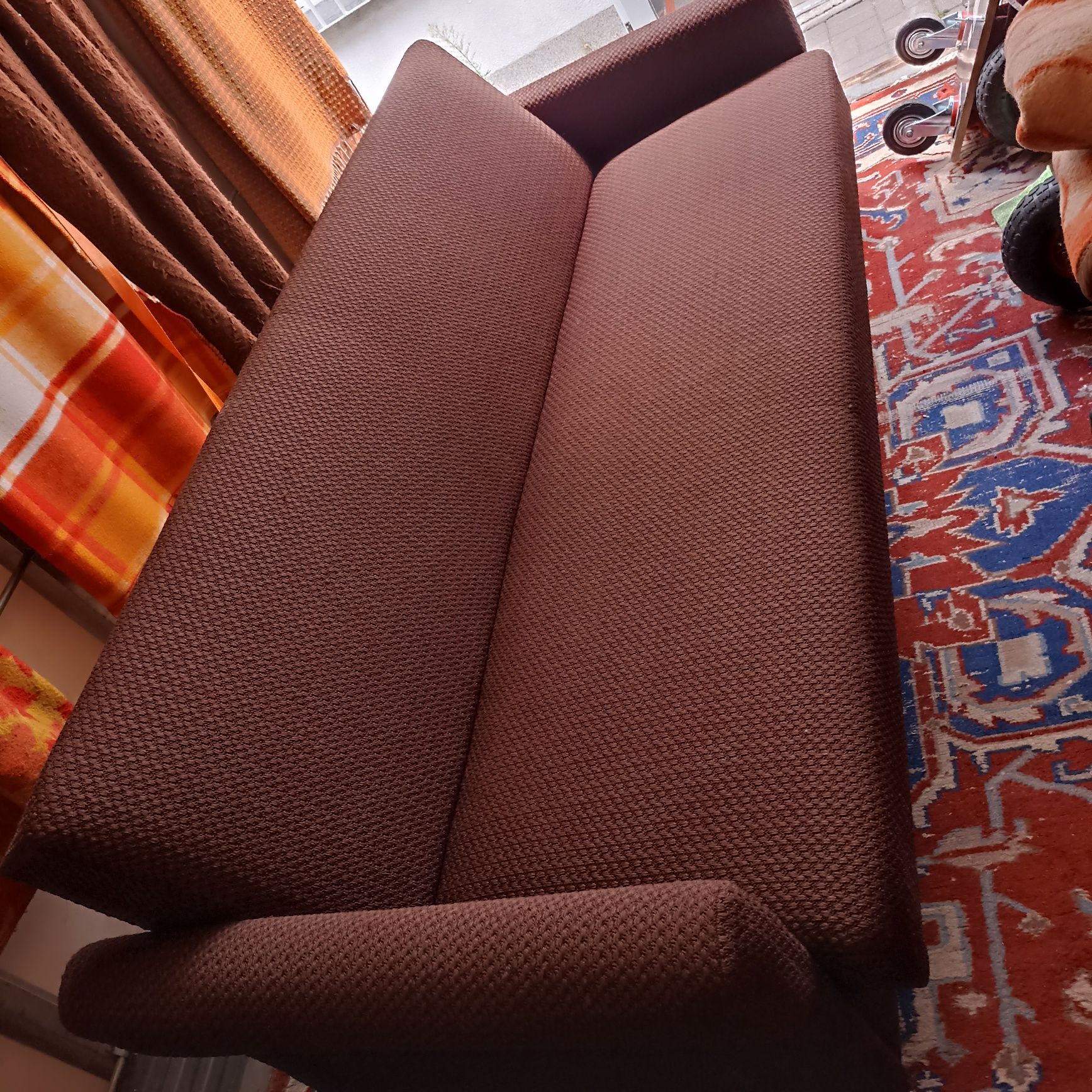 Wersalka sofa brązowa