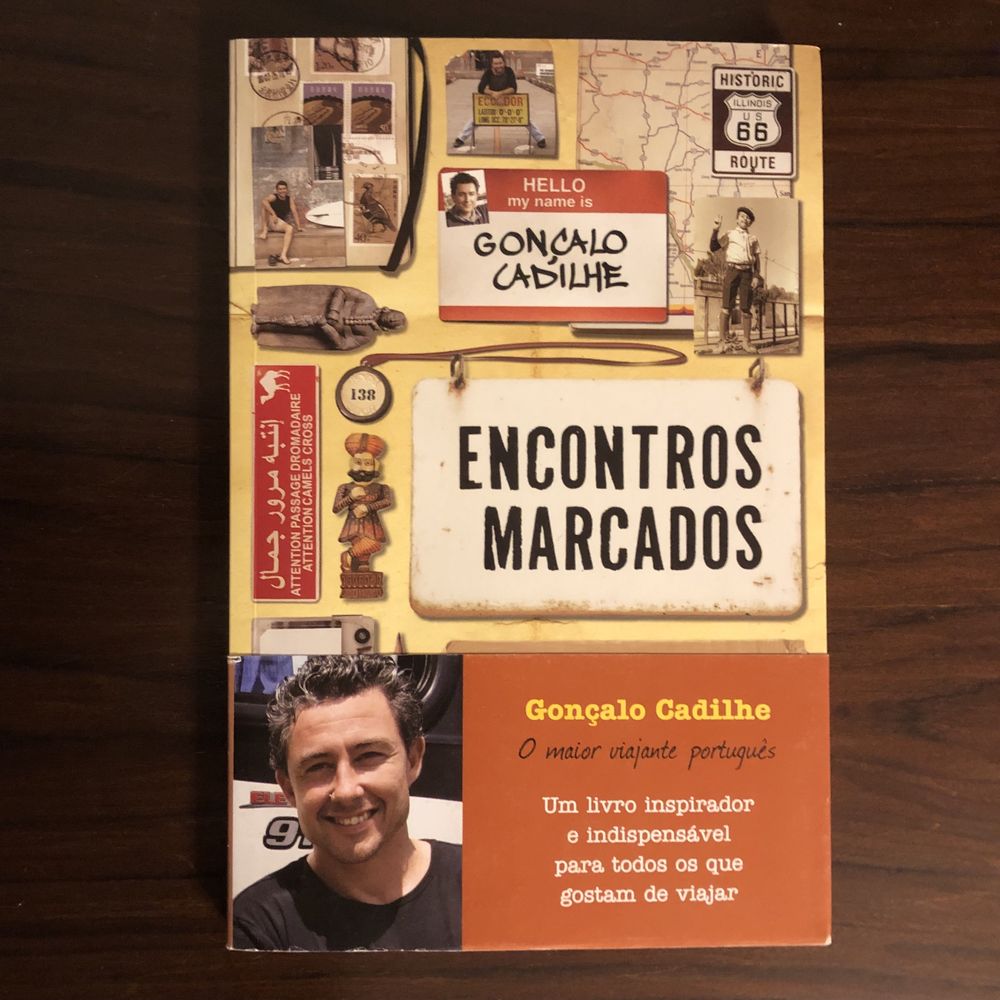 Livro Encontros Marcados - Gonçalo Cadilhe