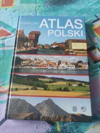 Książka atlas Polski