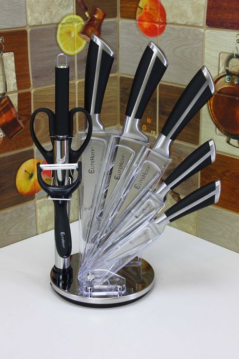 9 elementowy Zestaw Noży Kuchennych Elitehoff E-6263