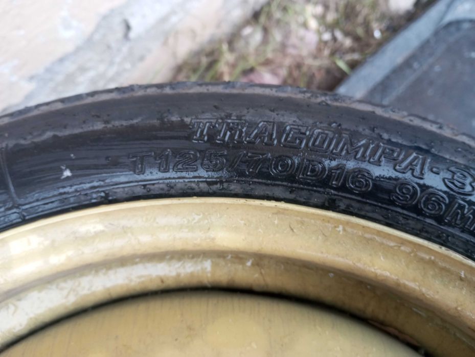 koło dojazdowe dojazdówka corolla toyota yaris 16 aygo