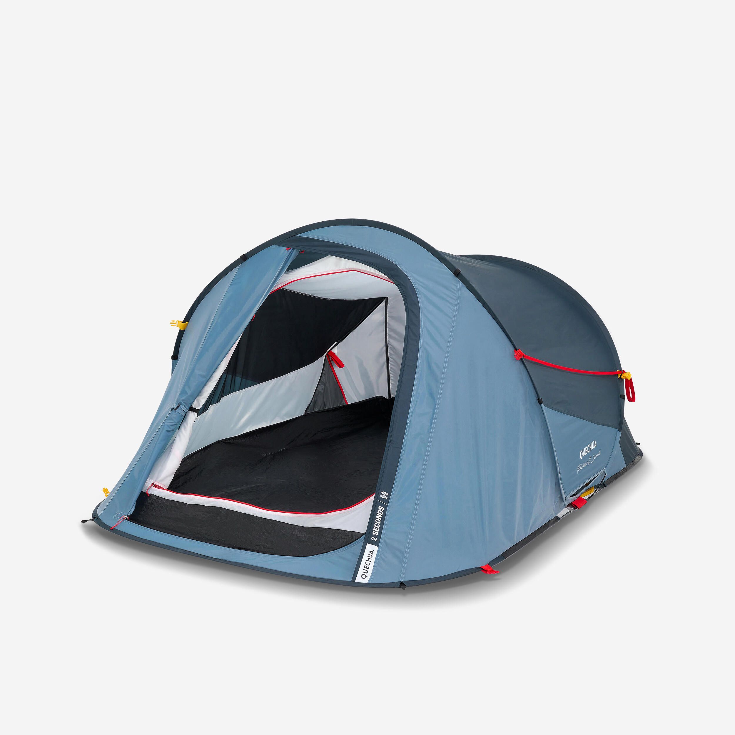 Tenda de Campismo 2 pessoas, 2 SECONDS Azul