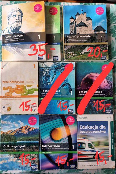 Podręczniki do 1 klasy
