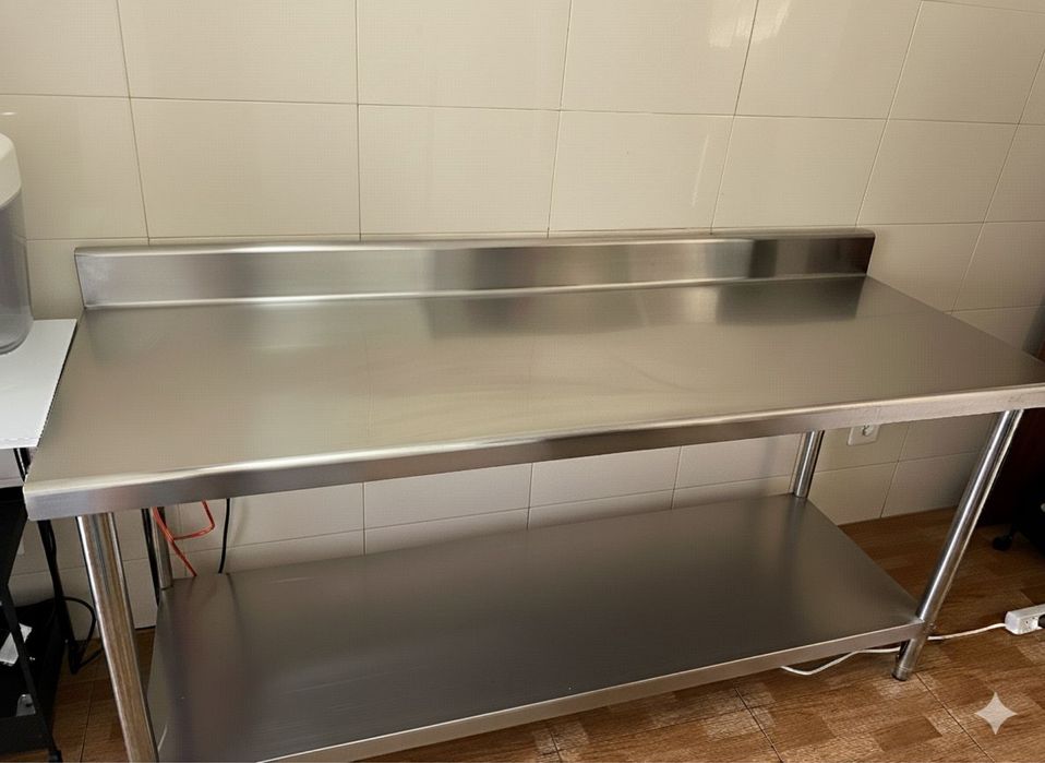 Mesa de Inox 180x86x60