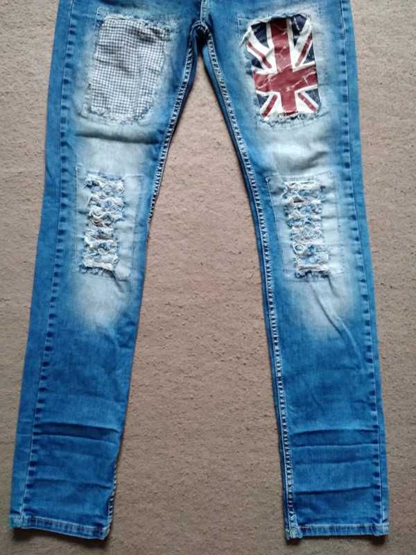 Spodnie męskie Dsquared2, rozmiar s, niebieskie, jeans