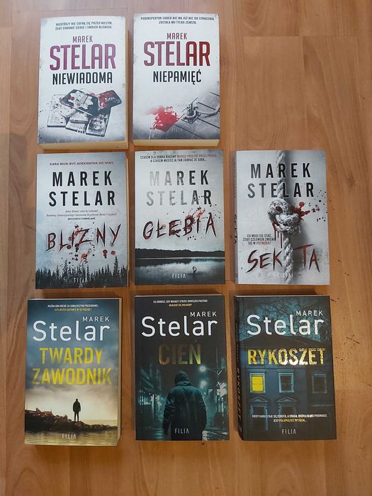 Marek Stelar 8 książek nowych