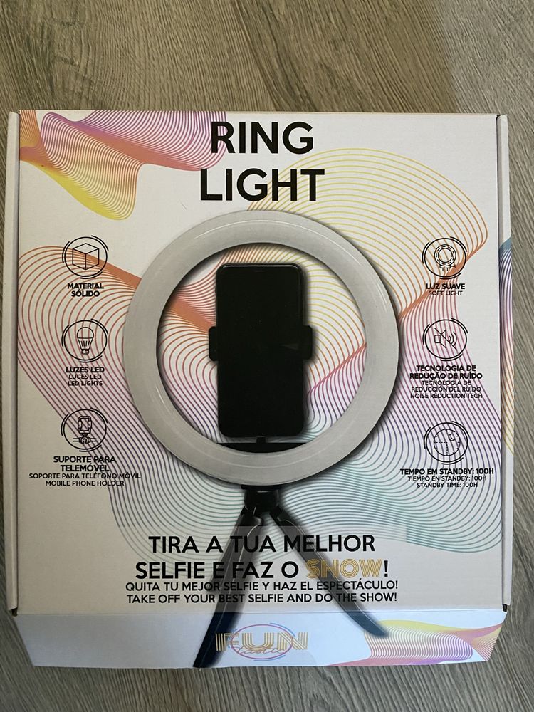 Ring light de mesa