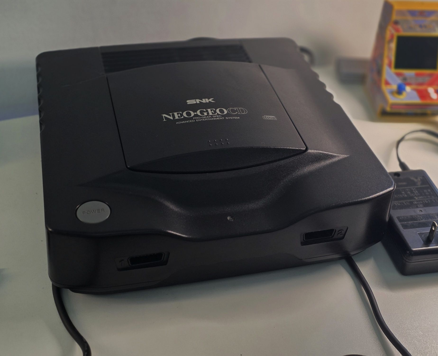 Unikalny zestaw SNK Neo Geo CD gry 2 pady arcade advance Kings of Figh
