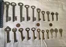 Lote de chaves antigas vintage – decoração, coleção ou DIY