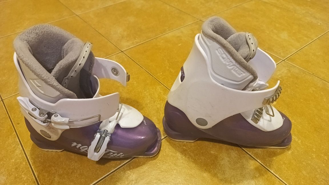 Zestaw narciarski dla dziecka - buty 33 + narty 100 cm