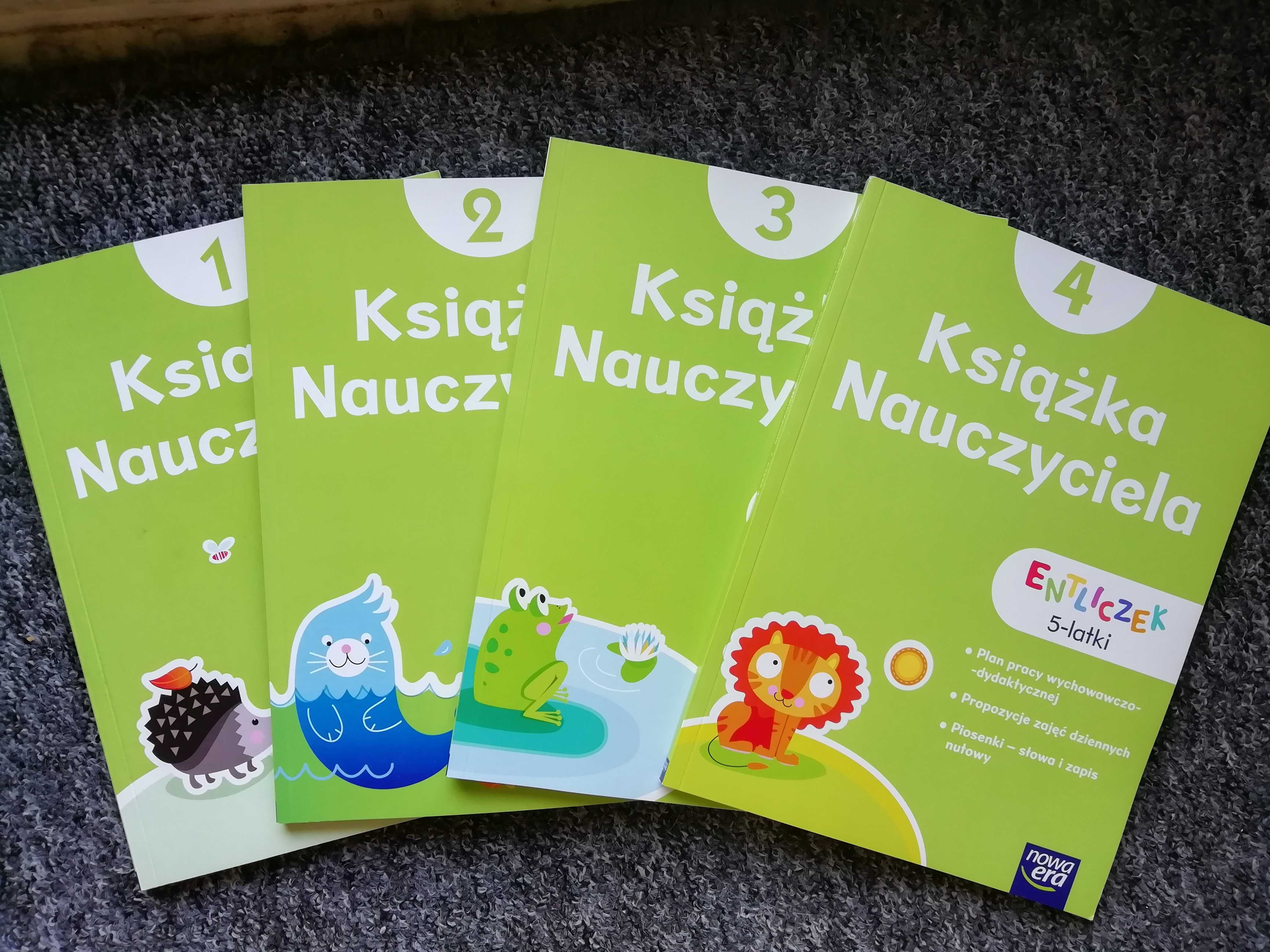 Entliczek 5-latki Książka nauczyciela 4 części