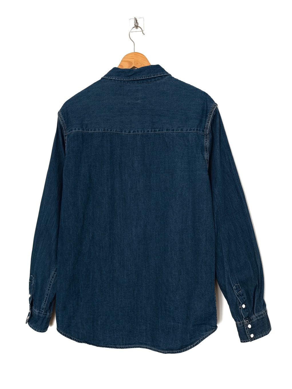 Koszula jeansowa męska z tkaniny bawełnianej | Zara M