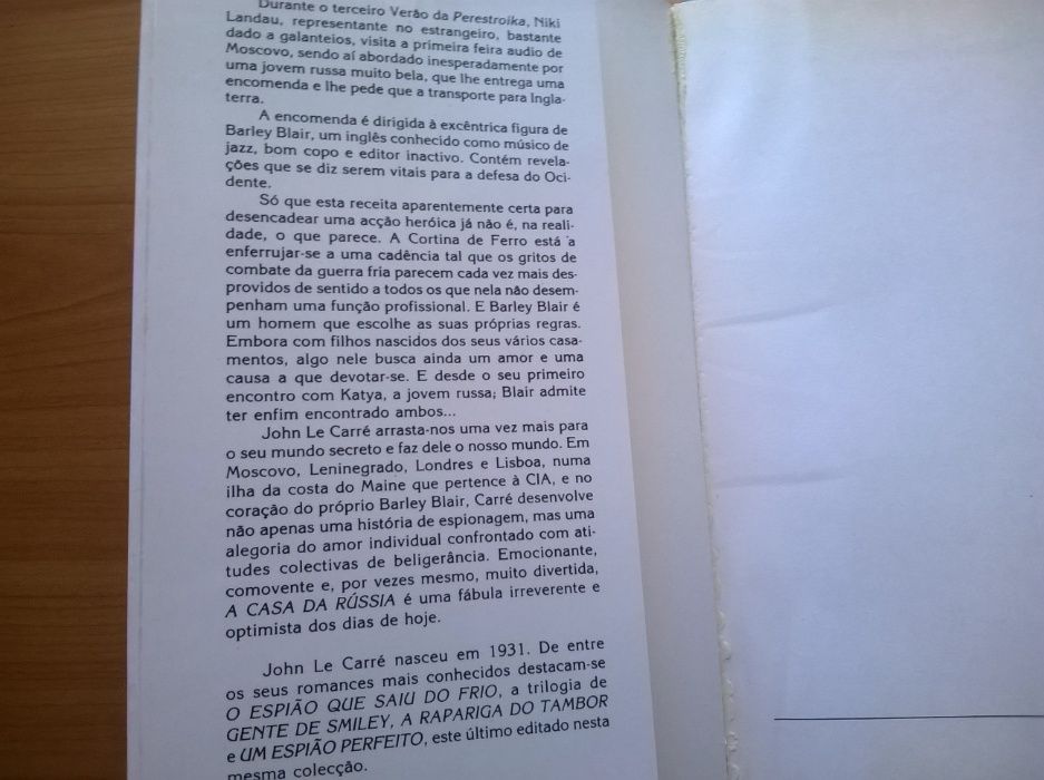 A Casa da Rússia - John Le Carré (portes grátis)