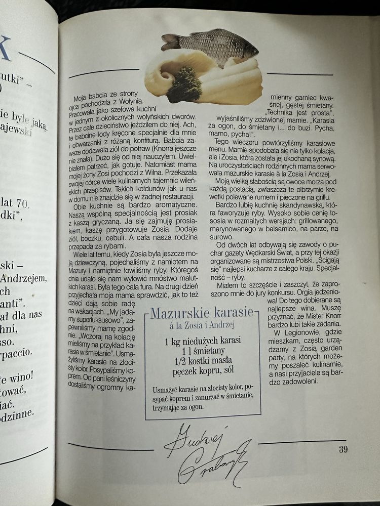 Fascynacje kulinarne gwiazd. Agnieszka Perepeczko.