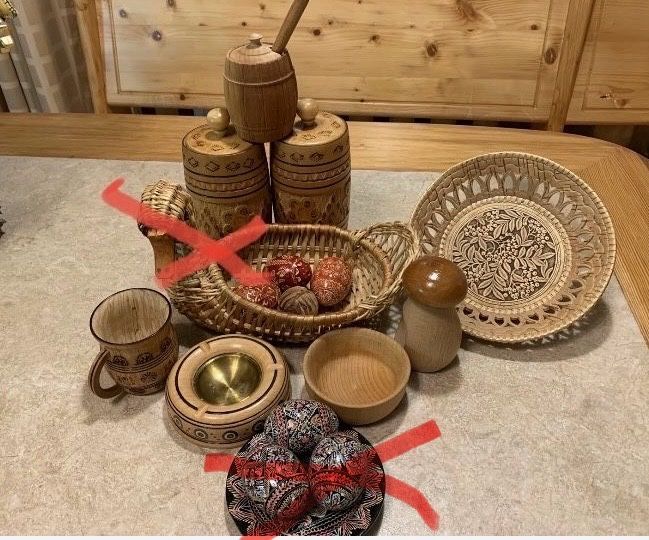 Дерев'яний вироби карпатського регіону, ручної роботи, нові.