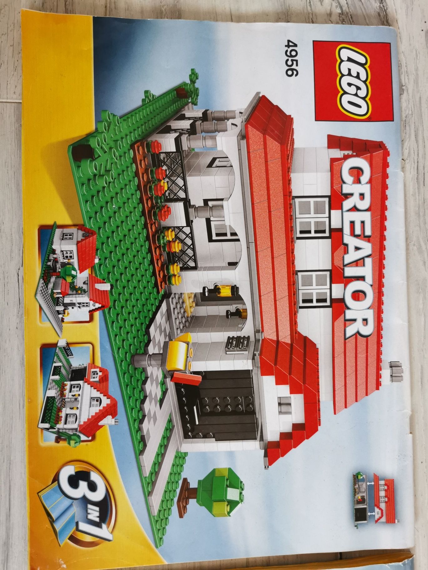 Lego Creator 4956 Dom oraz 3177 City Mały samochód kompletne unikat