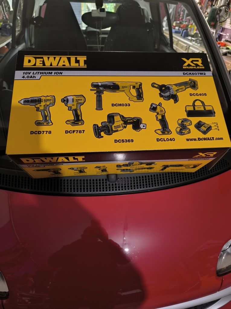 Vendo kite de máquinas novas seladas marca DeWalt