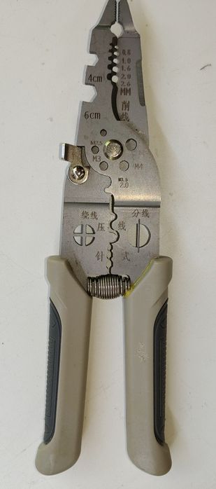 Інструмент для роботи з дротами стріпер крімпер куттер кліщі