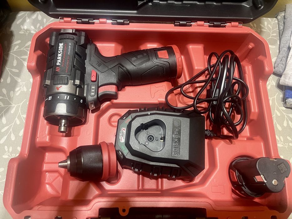 Parkside Performance PSBSAP 12a1. 45Nm. 2xaku 2amh plus ładowarka.