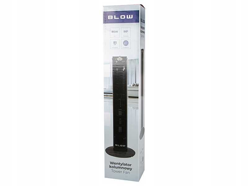 Вентилятор колонковий поворотний  80w чорний, Blow