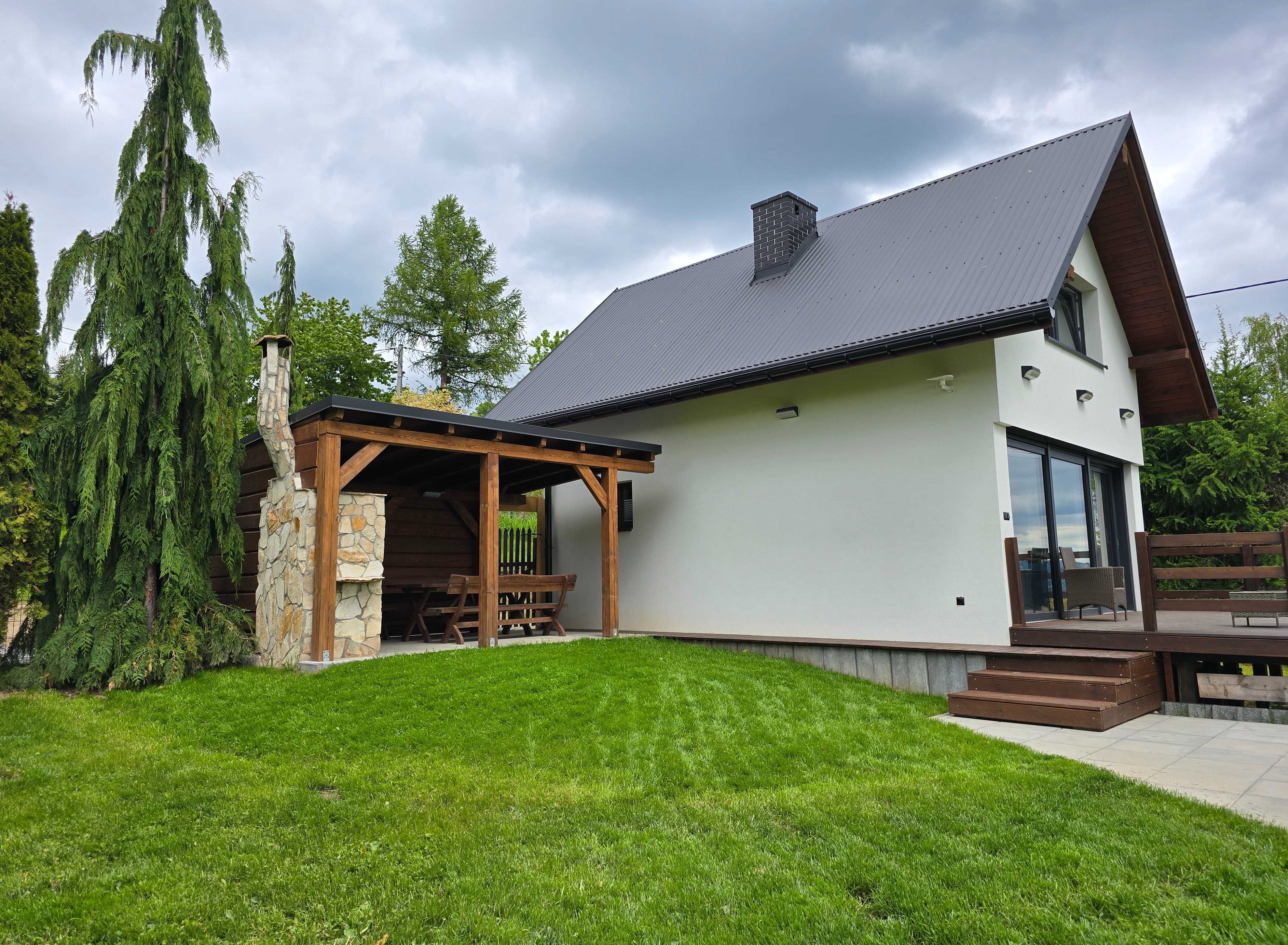 NOWY DOMEK W GÓRACH 70m2 dla 9 OSÓB taras BANIA Jacuzzi KOMINEK pralka