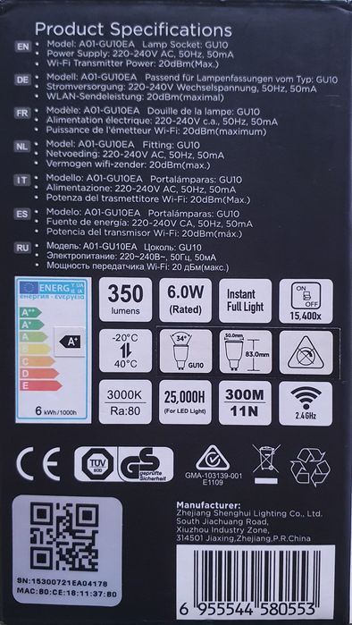 Sangled boost (lâmpada c/ repetidor/extensor wifi)