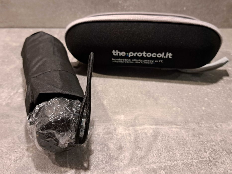 Okazja! Nowy parasol wraz z eleganckim etui