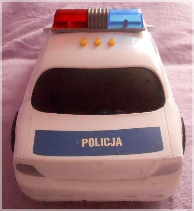 Duża policja 41 cm światło dzwięk
