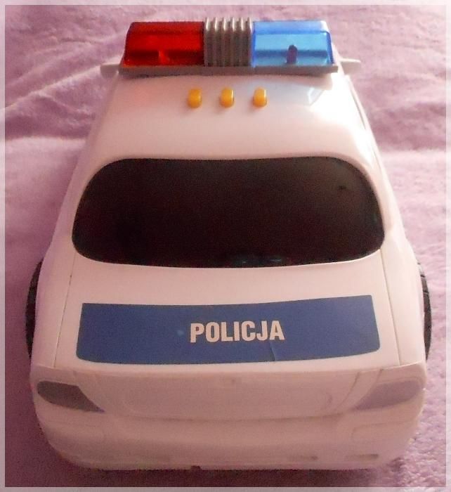 Duża policja 41 cm światło dzwięk