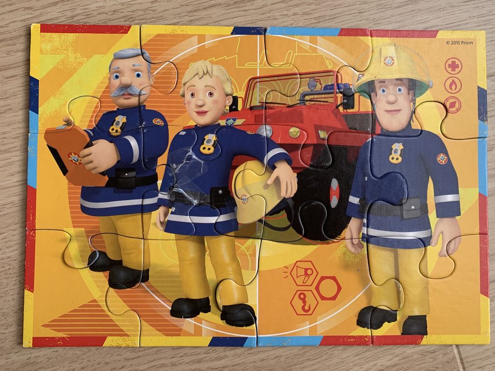 Puzzle „Strażak Sam / Fireman Sam”, Ravensburger