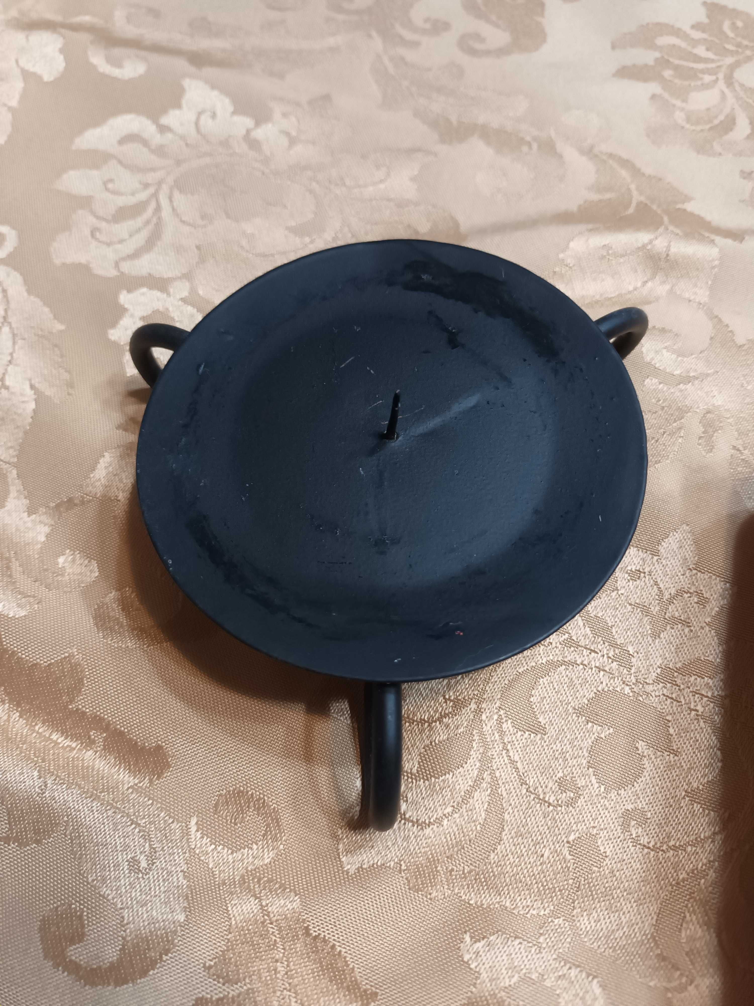 Vela de natal em suporte