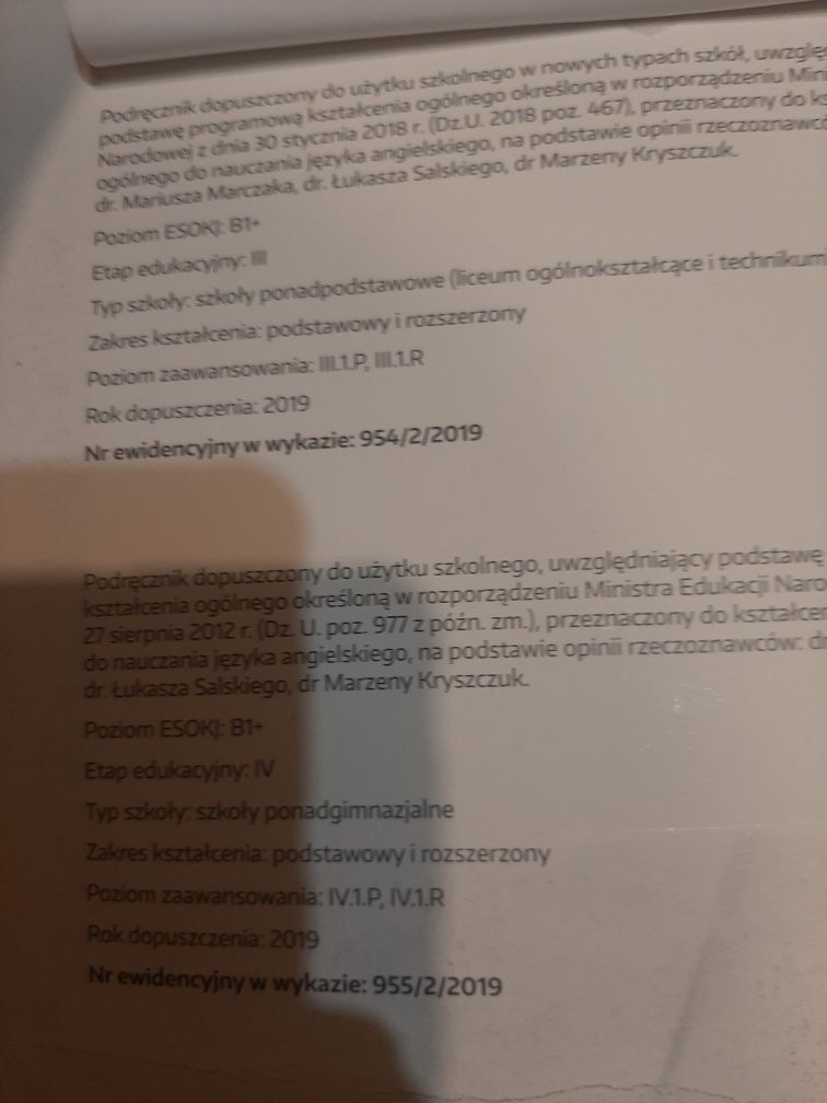 Password reset B1+ podręcznik