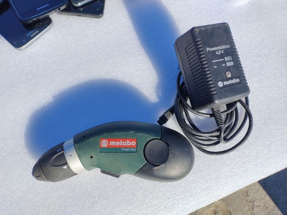 Wkrętak akumulatorowy Metabo Power Grip.