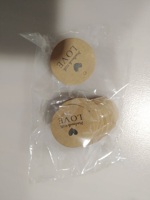 Etiquetas presentes decoração