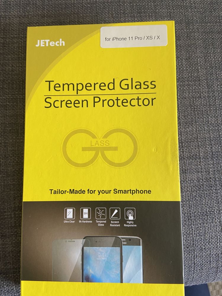 2 peliculas vidro temperado iphone X, 11 Pro ou XS