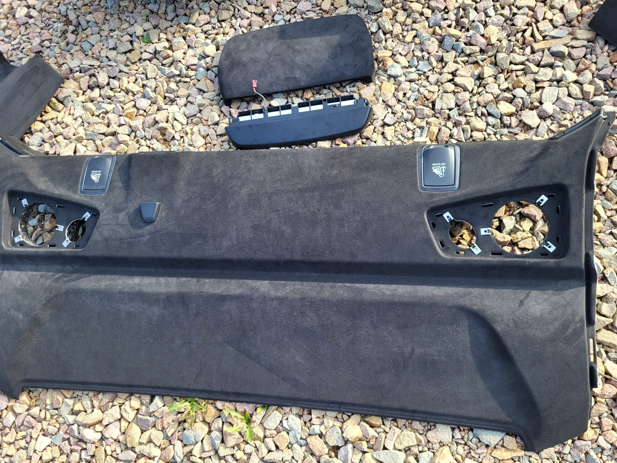 Podsufitka Alcantara bmw m5 f90 G30 Półka Komplet