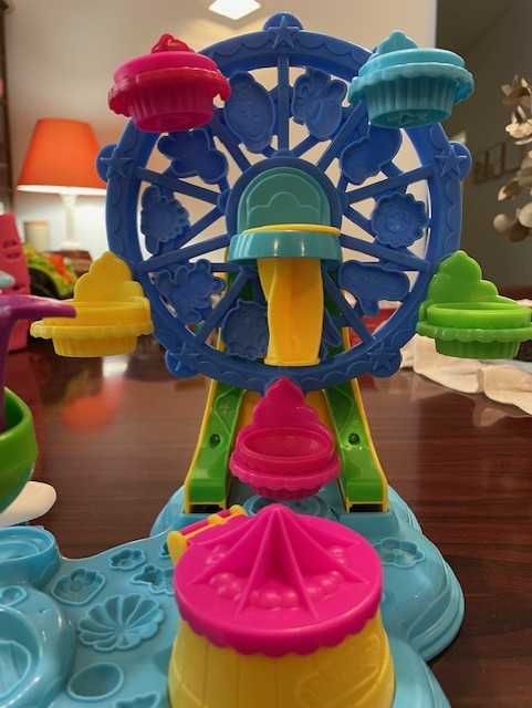 Plasticina conjunto e utensílios