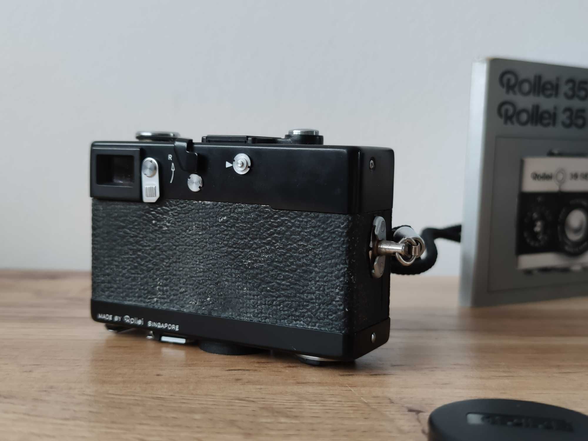 Rollei 35 SE + instrukcja + etui. Aparat analogowy w super stanie