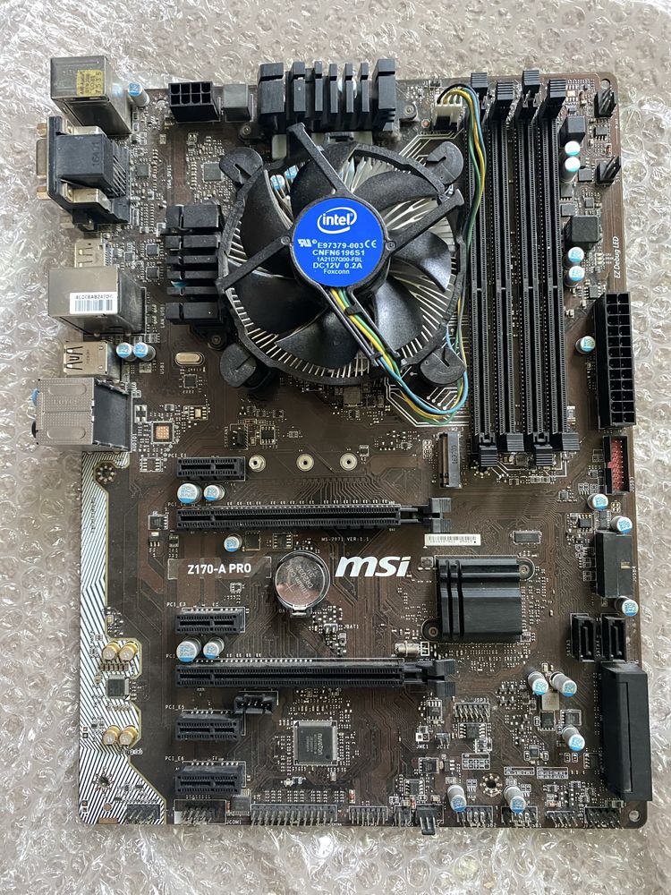 Комплект msi z170-a pro + i5-6600
