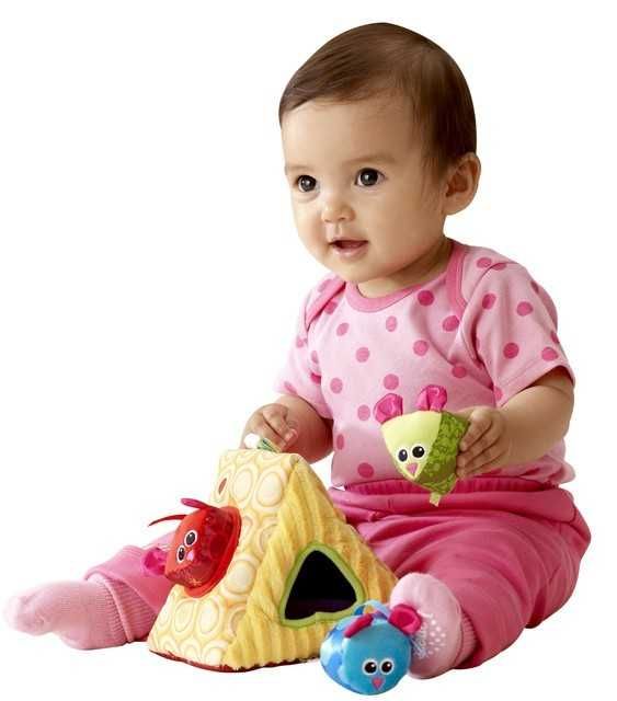 Domek myszek A kuku dźwiękowy sorter wkładanka zawieszka 0m+ Lamaze