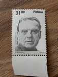 Znaczek pocztowy Czesław Miłosz Polscy nobliści filatelistyka